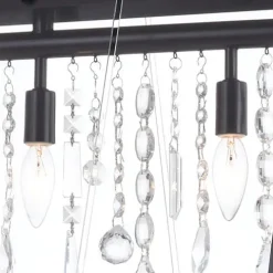 Promo Patriot Lighting® Tremont Matte Black 5 Light Chandelier