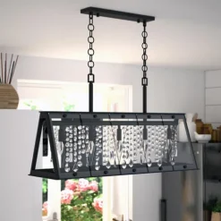 Promo Patriot Lighting® Tremont Matte Black 5 Light Chandelier