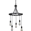 Promo Patriot Lighting® Wallis 5-Light Dark Bronze Chandelier
