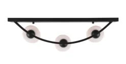Top 10 Patriot Lighting® Bentley Ii Matte Black 3-Light Vanity Light