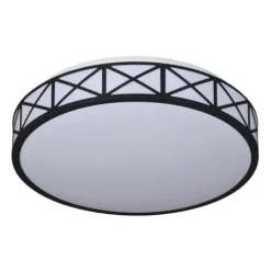 Top 10 Patriot Lighting® Criss Black Integrated Led Flush Mount Ceiling Light