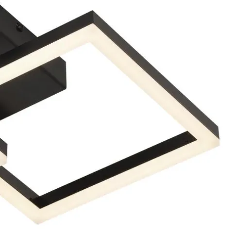 Top 10 Patriot Lighting® Diamon Matte Black Integrated Led Flush Mount Ceiling Light
