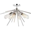Top 10 Patriot Lighting® Estelle Polished Nickel 6 Light Semi-Flush Mount Ceiling Light