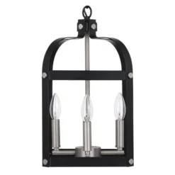 Top 10 Patriot Lighting® Jazel Matte Black & Brushed Nickel 4-Light Pendant