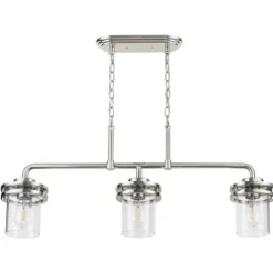 Top 10 Patriot Lighting® Joska Brushed Nickel 3 Light Island Light