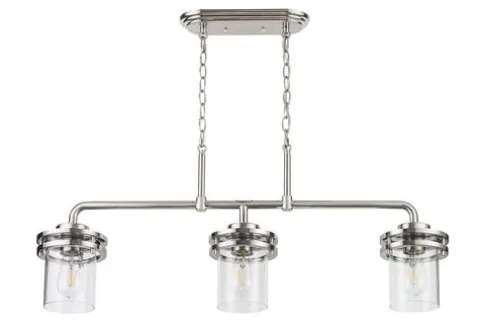 Top 10 Patriot Lighting® Joska Brushed Nickel 3 Light Island Light