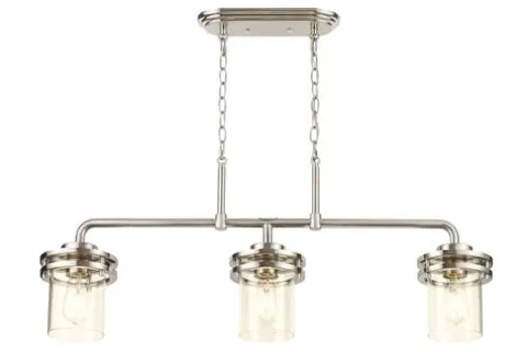 Top 10 Patriot Lighting® Joska Brushed Nickel 3 Light Island Light