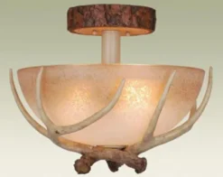 Top 10 Patriot Lighting® Lodge Noachian Stone 3-Light Semi-Flush Mount Ceiling Light