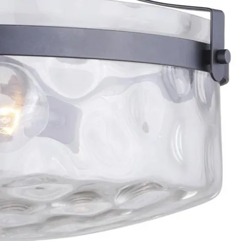 Top 10 Patriot Lighting® Maeva Graphite 3-Light Semi-Flush Mount Ceiling Light