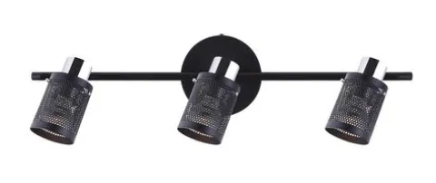 Top 10 Patriot Lighting® Orie Matte Black & Chrome 3-Light Flush Mount Ceiling Light