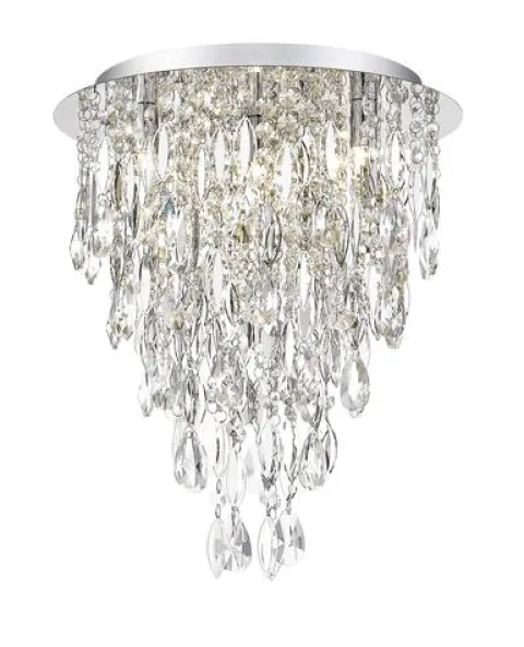 Top 10 Patriot Lighting® Shana Silver 4-Light Flush Mount Ceiling Light