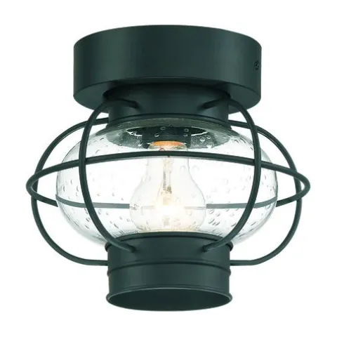 Top 10 Patriot Lighting® Shoalview Bronze 1-Light Outdoor Flush Mount Ceiling Light