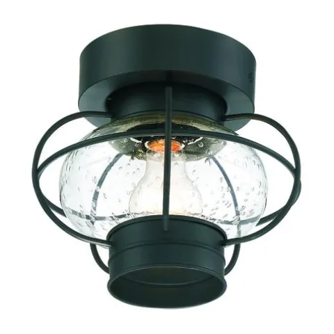 Top 10 Patriot Lighting® Shoalview Bronze 1-Light Outdoor Flush Mount Ceiling Light