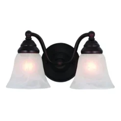 Top 10 Patriot Lighting® Standford Oil Burnished Bronze 2 Light Vanity Light