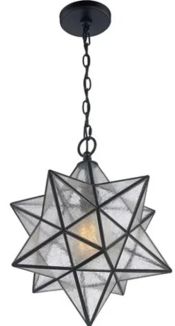 Top 10 Patriot Lighting® Star Black 1 Light Pendant