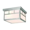Wholesale Patriot Lighting® Craftsman Stainless Steel Outdoor Ceiling Light