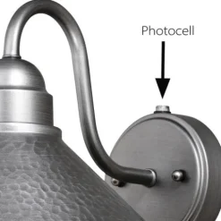 Wholesale Patriot Lighting® Outland Brushed Pewter Outdoor Wall Light