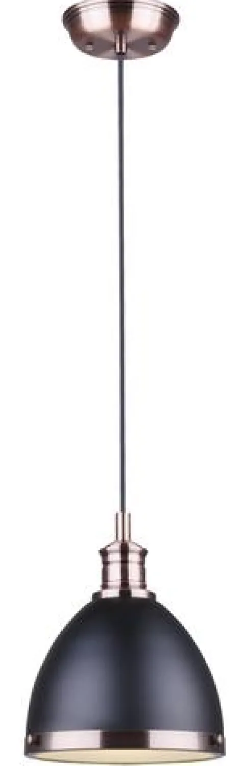 Wholesale Patriot Lighting® Ava 7-3/4″ Black 1-Light Pendant
