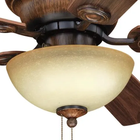 Wholesale Patriot Lighting™ Camden Ii 42″ Aged Walnut Indoor Led Ceiling Fan