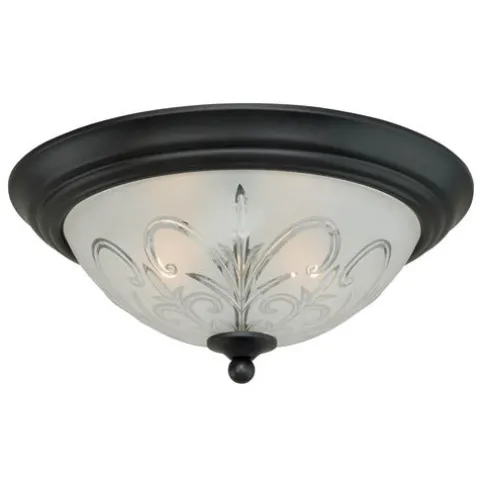 Wholesale Patriot Lighting® Gable Noble Bronze 2-Light Flush Mount Ceiling Light