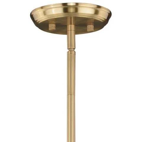 Wholesale Patriot Lighting® Kedzie Natural Brass 6 Light Chandelier