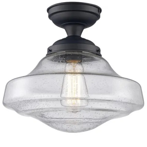 Wholesale Patriot Lighting® Demi Bronze 1-Light Semi-Flush Mount Ceiling Light