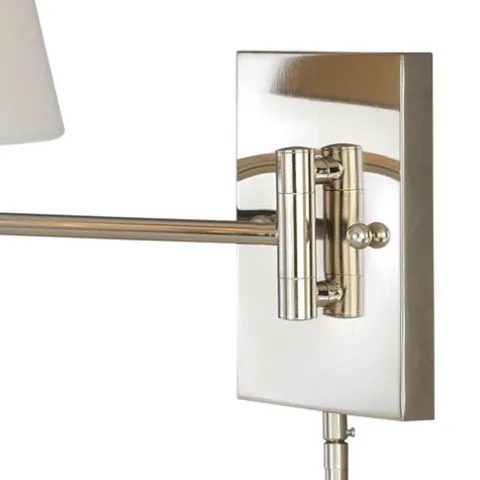 Wholesale Patriot Lighting® Chapeau Polished Nickel Wall Light