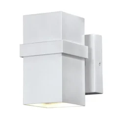 Wholesale Patriot Lighting® Architecture Painted Satin Nickel Integrated Led Outdoor Wall Light