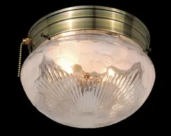 Wholesale Patriot Lighting® Flora Antique Brass 2-Light Flush Mount Ceiling Light