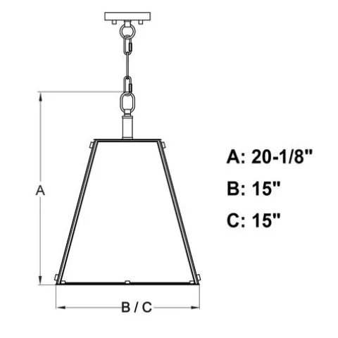 Wholesale Patriot Lighting® Tremont Matte Black 4 Light Pendant