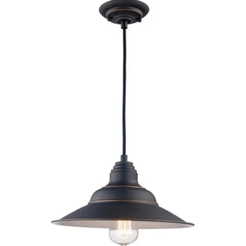 Wholesale Patriot Lighting® Denzel Oil-Rubbed Bronze 1-Light Pendant