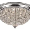 Wholesale Patriot Lighting® Elegant Home Chaminmade Chrome Integrated Led Flush Mount Ceiling Light